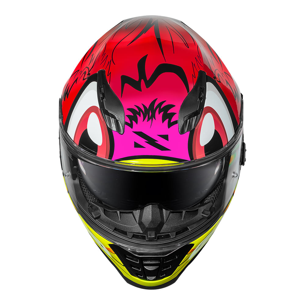 CAPACETE NORISK SOUL II LOKO VERMELHO 4