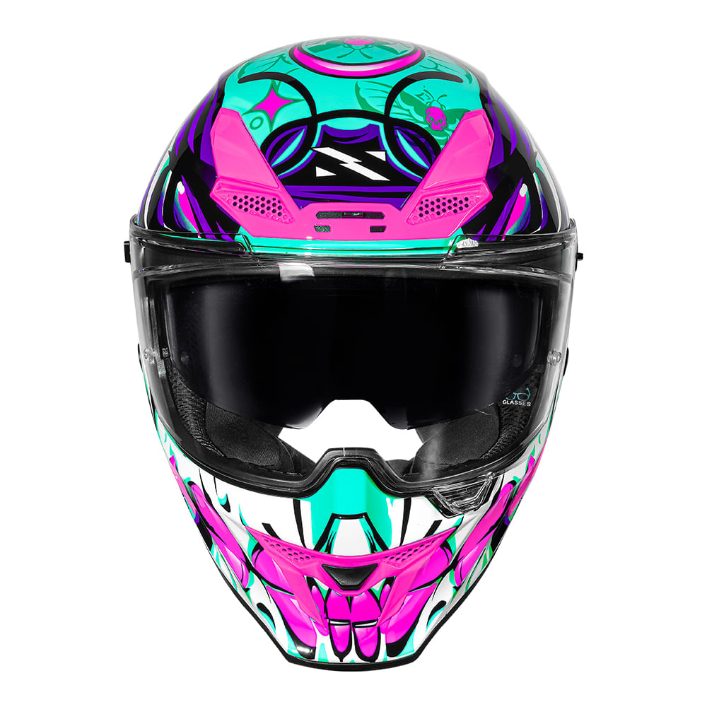 CAPACETE NORISK ROCK BUTTERFLY ROSA 4