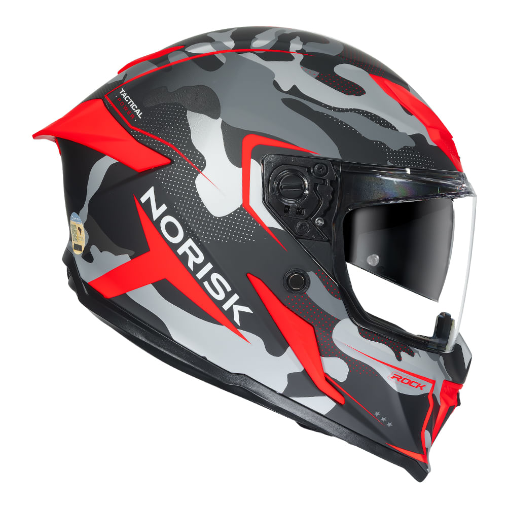 CAPACETE NORISK ROCK TACTICAL PRETO FOSCO
