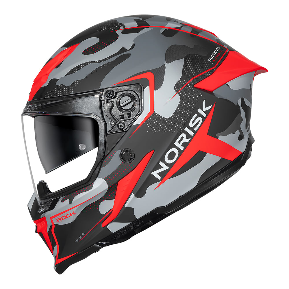 CAPACETE NORISK ROCK TACTICAL PRETO FOSCO 3
