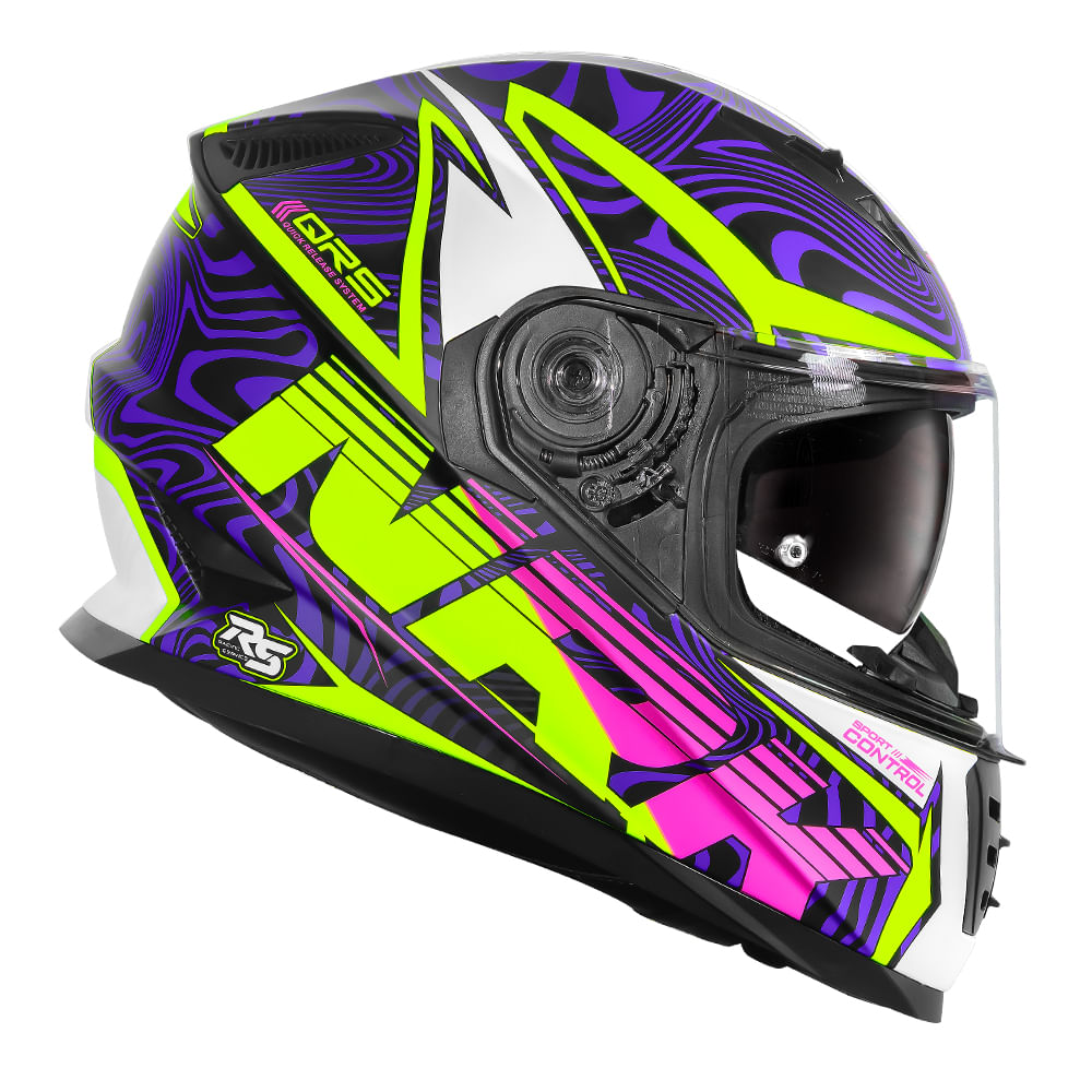 CAPACETE NORISK SOUL II CONTROL ROSA FOSCO