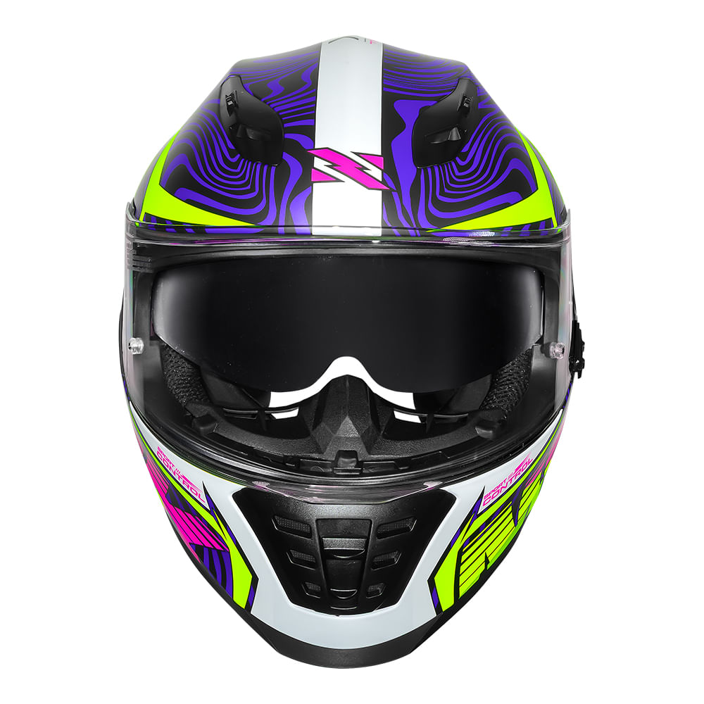 CAPACETE NORISK SOUL II CONTROL ROSA FOSCO 4
