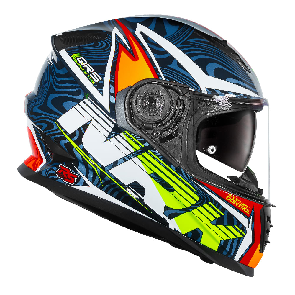CAPACETE NORISK SOUL II CONTROL AZUL