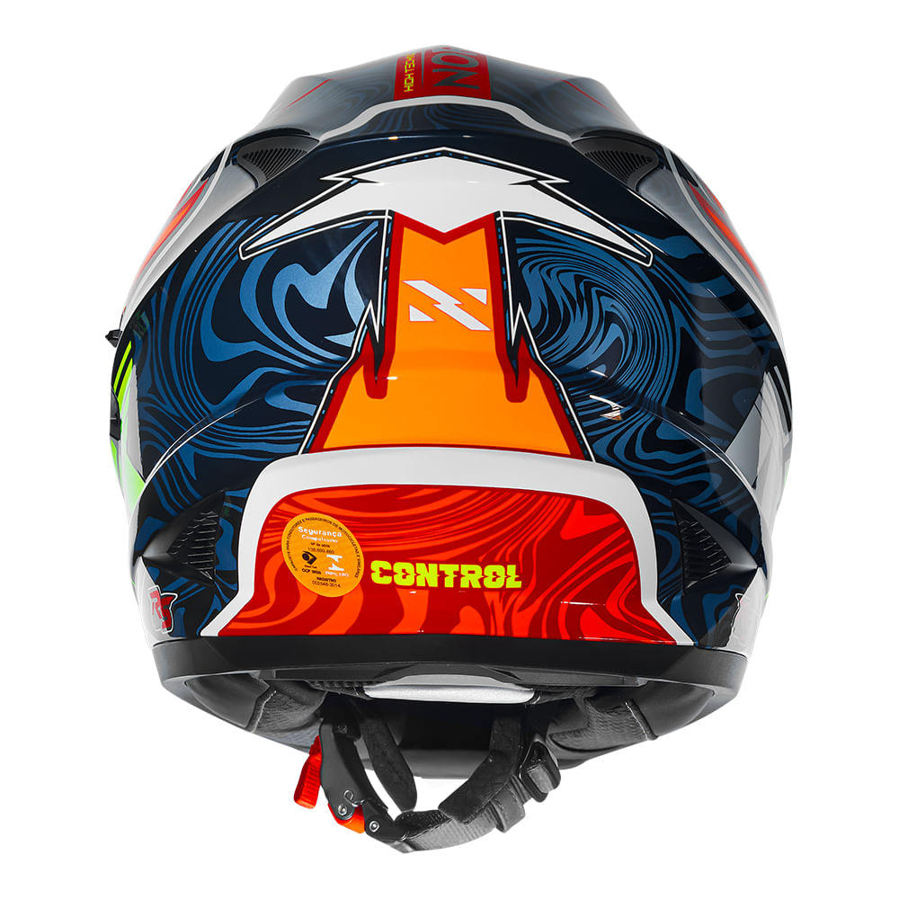 CAPACETE NORISK SOUL II CONTROL AZUL 2