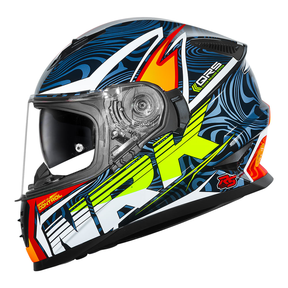 CAPACETE NORISK SOUL II CONTROL AZUL 3