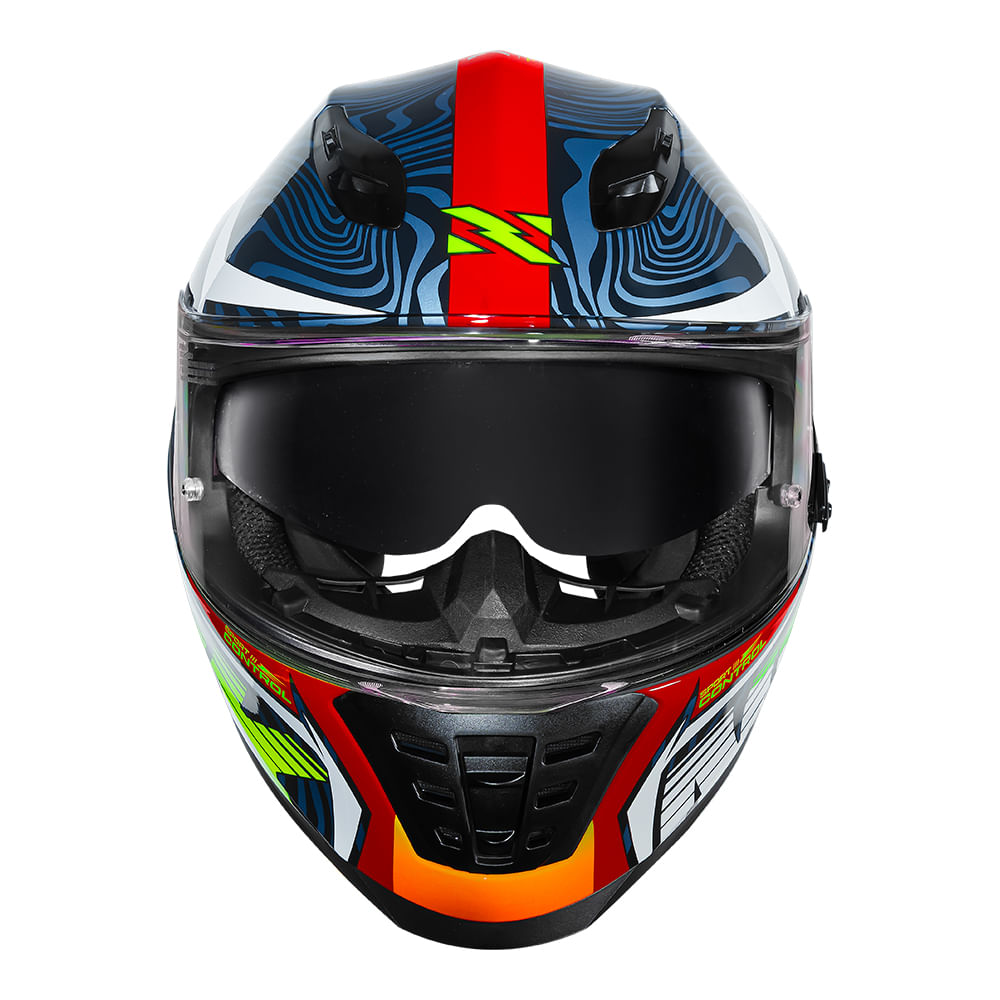 CAPACETE NORISK SOUL II CONTROL AZUL 4