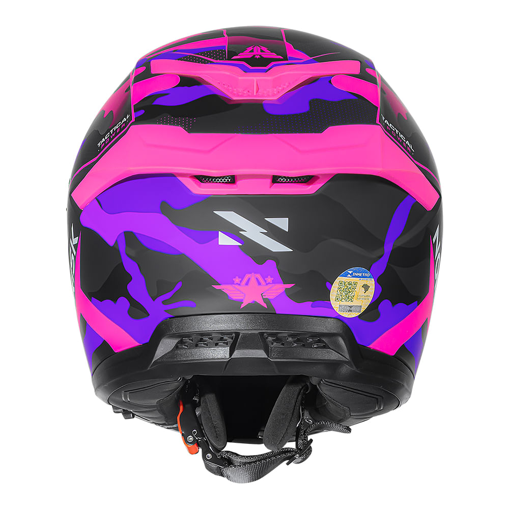 CAPACETE NORISK ROCK TACTICAL ROXO FOSCO 2