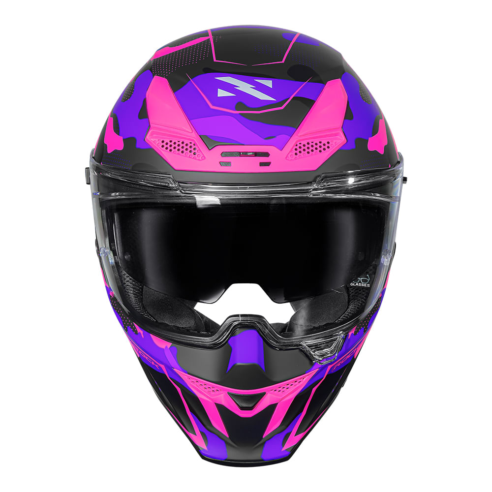 CAPACETE NORISK ROCK TACTICAL ROXO FOSCO 4