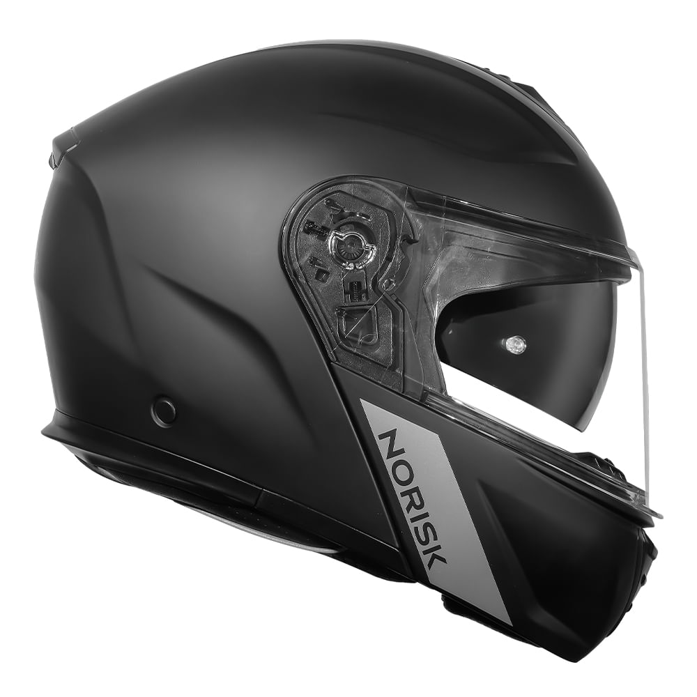 CAPACETE NORISK VORTEX MONOCOLOR PRETO FOSCO