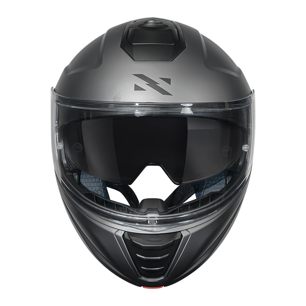 CAPACETE NORISK VORTEX MONOCOLOR CINZA FOSCO 4