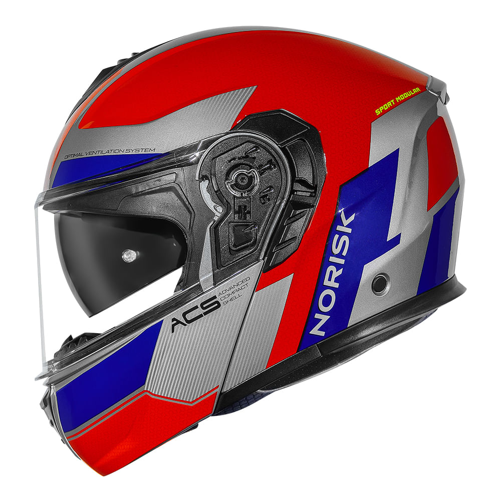 CAPACETE NORISK VORTEX TRAVELER CINZA 3