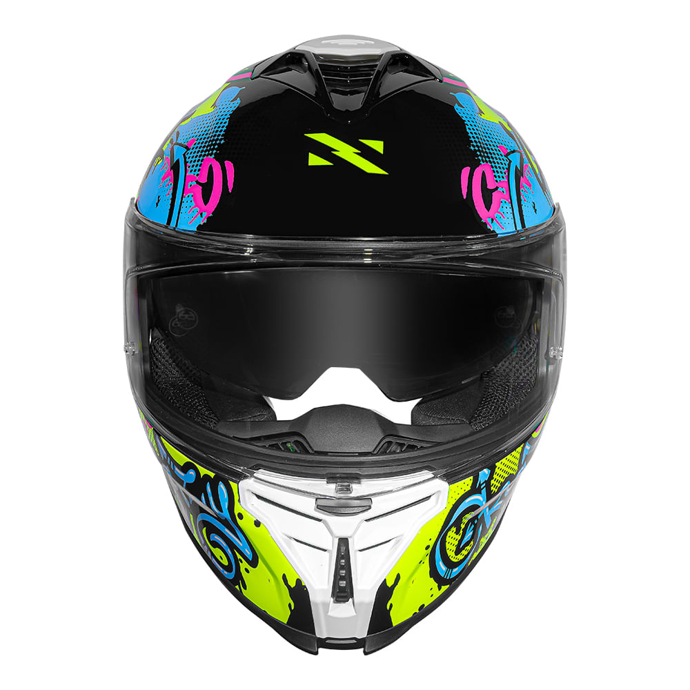 CAPACETE NORISK STRADA II WOW PRETO 4