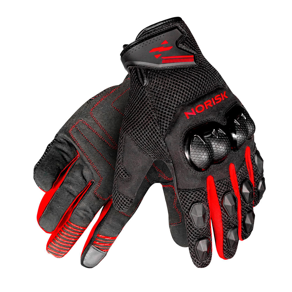 LUVA NORISK RAPTOR VERMELHO