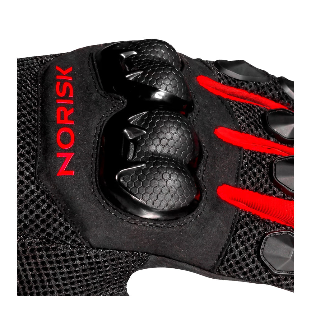 LUVA NORISK RAPTOR VERMELHO 3