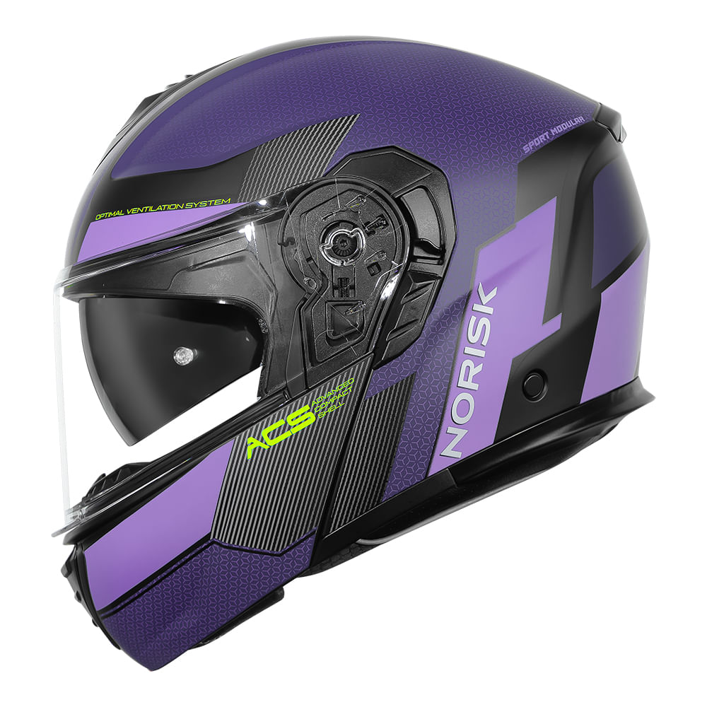 CAPACETE NORISK VORTEX TRAVELER PRETO FOSCO 3