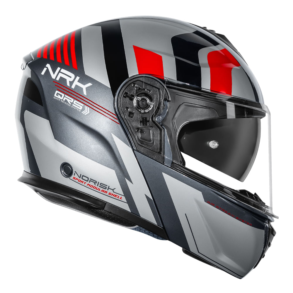CAPACETE NORISK VORTEX TIME CINZA