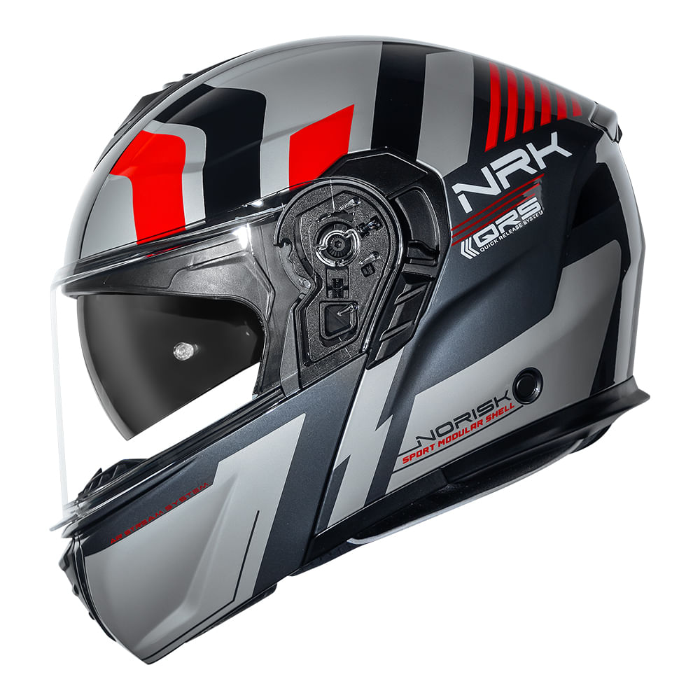 CAPACETE NORISK VORTEX TIME CINZA 3