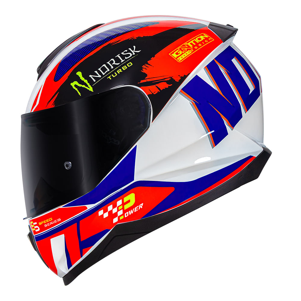 CAPACETE NORISK RAZOR TURBO AZUL 3