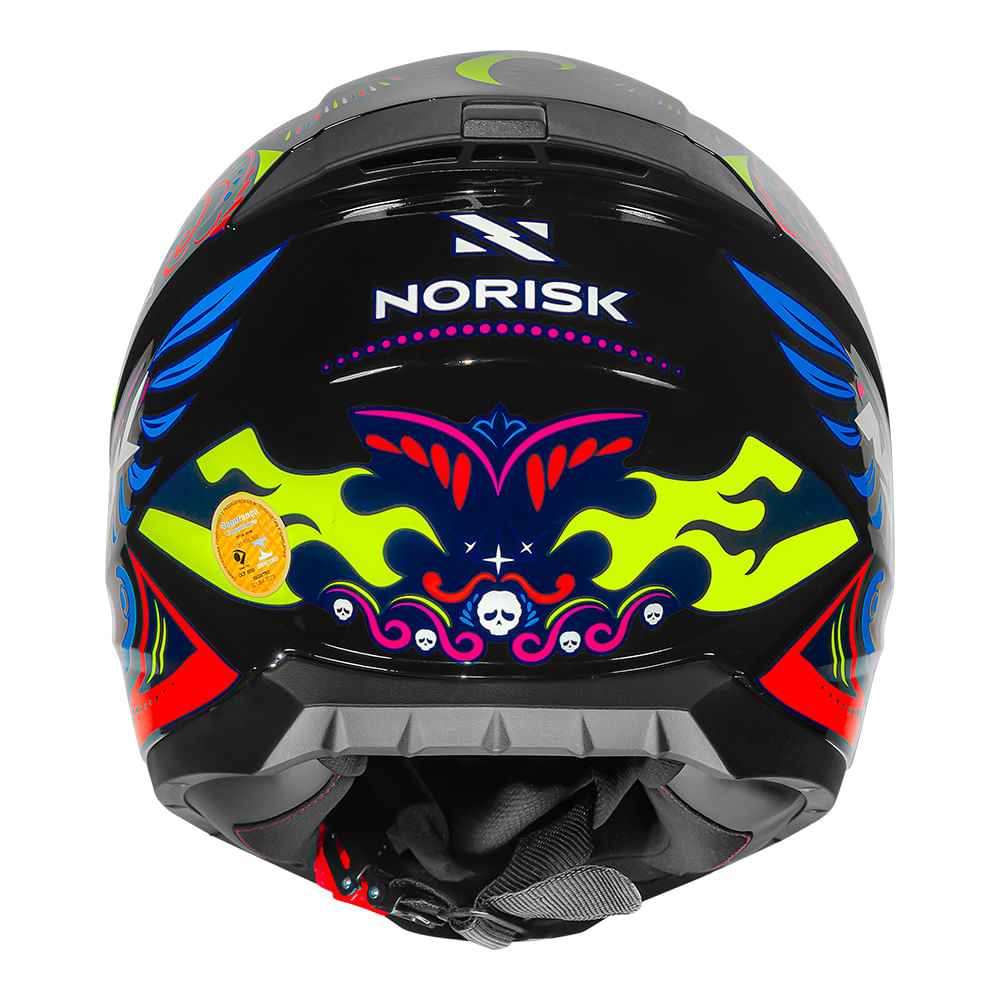 CAPACETE NORISK RAZOR CIRCUS PRETO 2