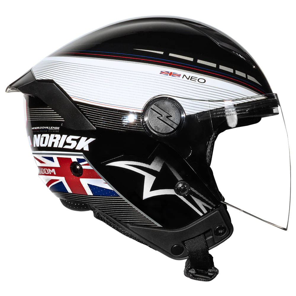 CAPACETE NORISK  NEO GRAND PRIX UNITED KINGDOM