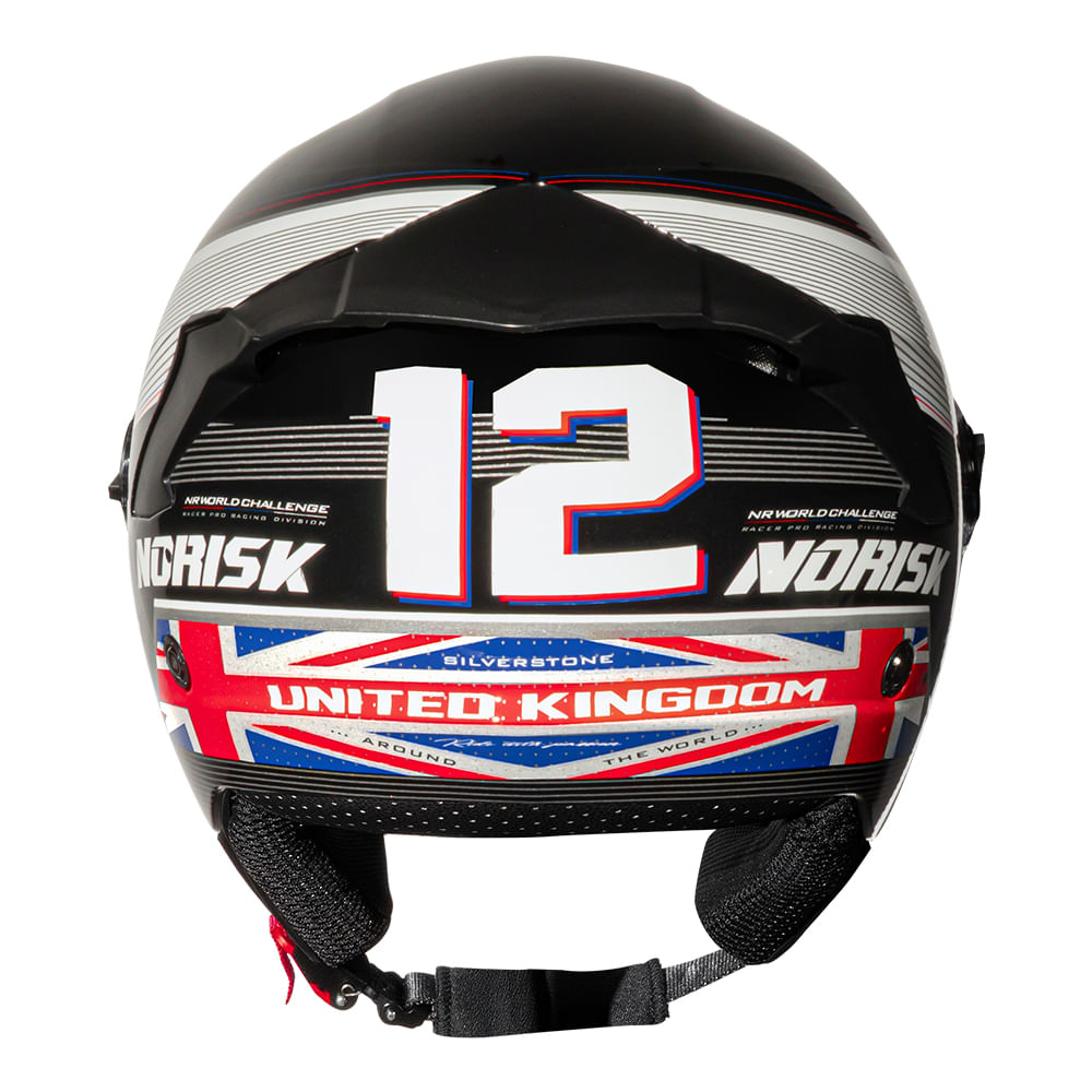 CAPACETE NORISK  NEO GRAND PRIX UNITED KINGDOM 2