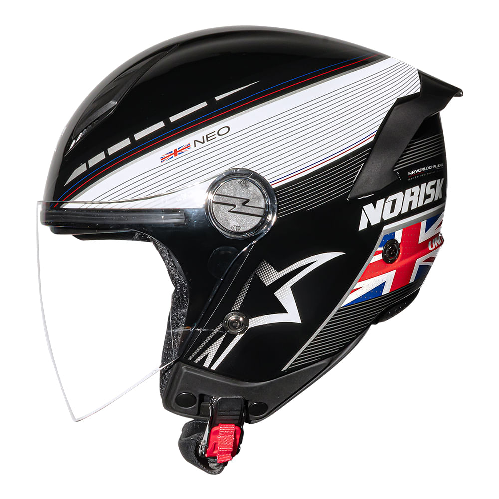 CAPACETE NORISK  NEO GRAND PRIX UNITED KINGDOM 3