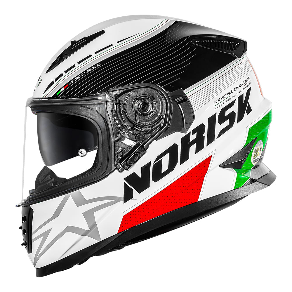 CAPACETE NORISK SOUL II GRAND PRIX ITALY 3