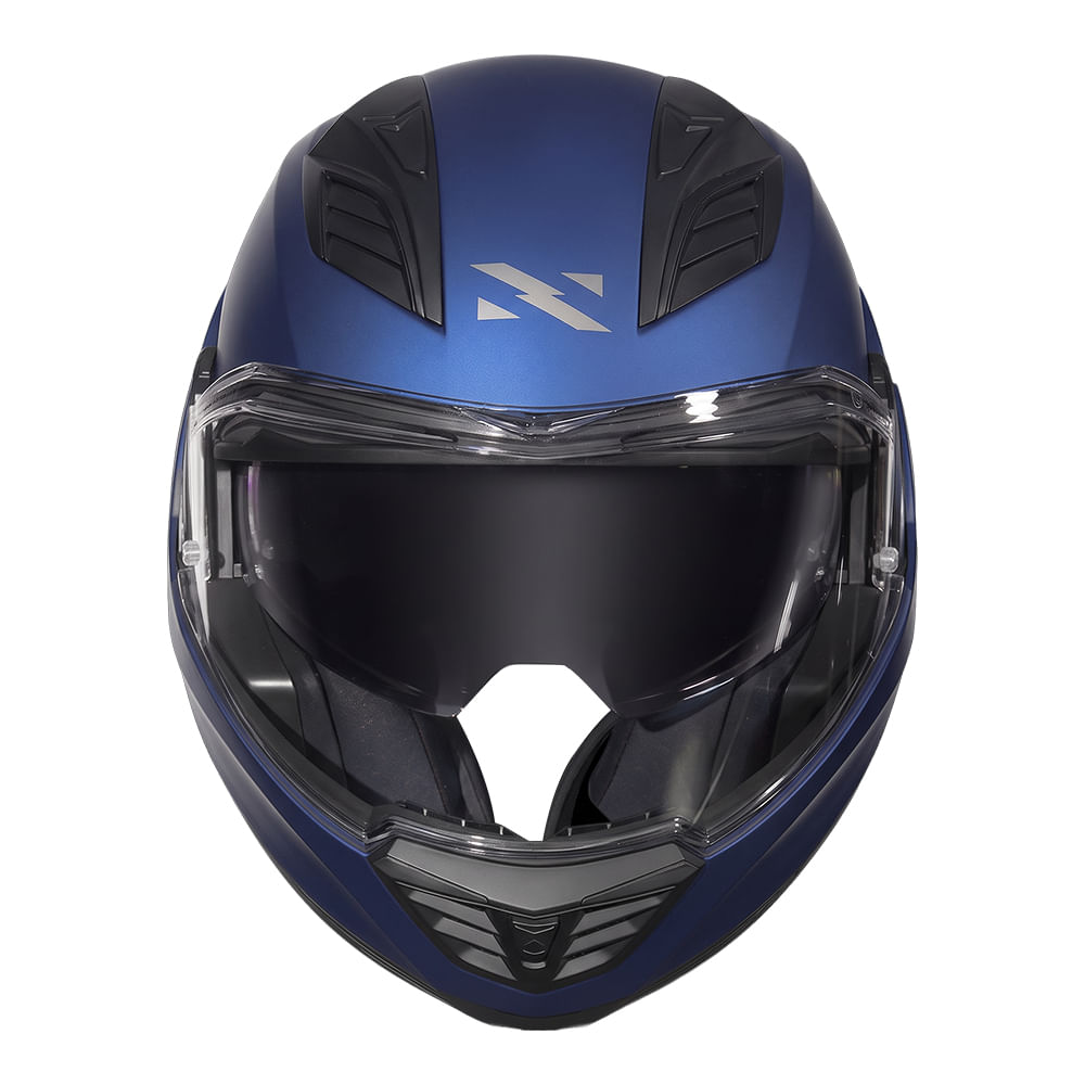 CAPACETE NORISK AVENGER MONOCOLOR AZUL FOSCO 4