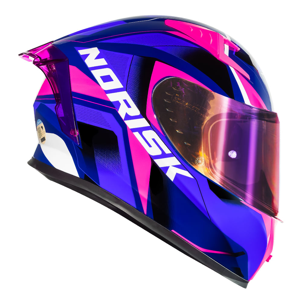 CAPACETE NORISK FLOW PULSE ROSA