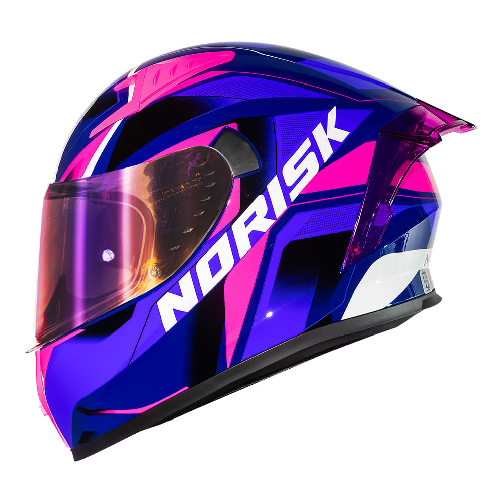 CAPACETE NORISK FLOW PULSE ROSA 3